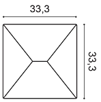 Декоративная панель Orac W106 (33.3x33.3x2.9 см) в Магнитогорске