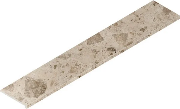 Керамогранит Italon Континуум Стоун Беж Ступень угловая правая 33х160 (Натуральная) в Магнитогорске
