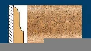 Плинтус пробковый ArtCorkDesing С 103 (Колер 8) 12х65х910 мм в Магнитогорске