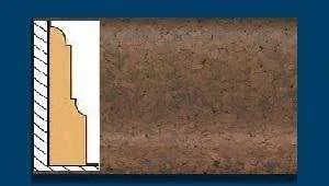 Плинтус пробковый ArtCorkDesing С 103 (Колер 11) 12х65х910 мм в Магнитогорске