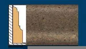 Плинтус пробковый ArtCorkDesing С 103 (Колер 7) 12х65х910 мм в Магнитогорске