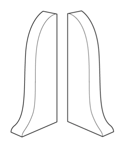 Заглушка (левая и правая) Royce 55 мм