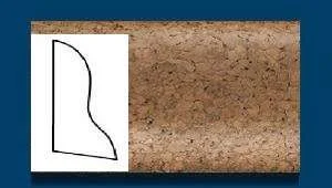 Плинтус пробковый ArtCorkDesing С 102 (Колер 9) 20x40x910 мм в Магнитогорске