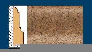 Плинтус пробковый ArtCorkDesing С 104 (Колер 9) 12x40x910 мм в Магнитогорске