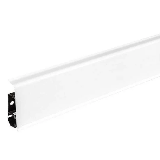 Плинтус пластиковый Arbiton INDO70 01 Белый блеск 2,5 м в Магнитогорске