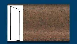 Плинтус пробковый ArtCorkDesing С 106 (Колер 11) 10х60х910 мм в Магнитогорске