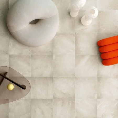 Керамогранит Coliseum Ривьера Уайт 60х60 (Натуральный и Реттифицированный) в Магнитогорске