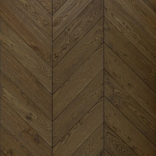 Инженерная доска Kochanelli Французская Ёлка Оскуро Дуб Original Браш (600х120х15) в Магнитогорске