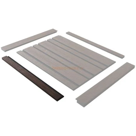 Финишный молдинг LF124A BR396K правый декорированный (42х12х2700мм) в Магнитогорске