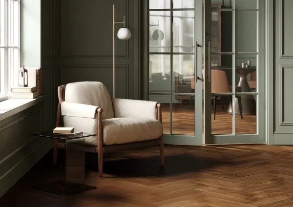 Паркетная доска Quartz Parquet Штучный паркет Орех Американский 44-400-29 в Магнитогорске