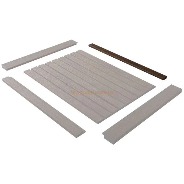 Финишный молдинг LF124B BR396 левый декорированный (31х12х2700мм) в Магнитогорске