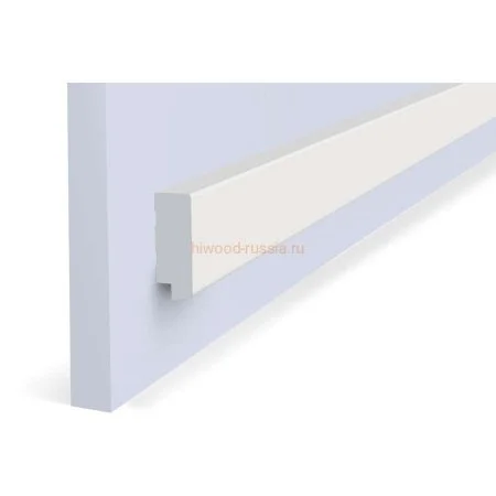 Финишный молдинг LF124B NP левый белый (31х12х2700мм) в Магнитогорске