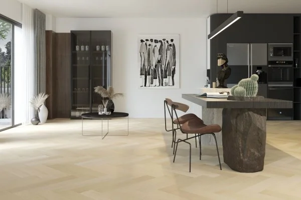 Паркетная доска Quartz Parquet Английская Ёлка Дуб Испанский 33-404 в Магнитогорске