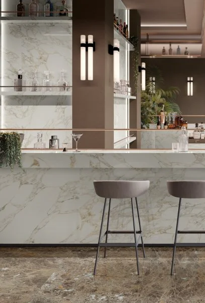 Керамогранит Italon Шарм Делюкс Арабескато Уайт 80х160 (Люкс и реттифицированная) в Магнитогорске