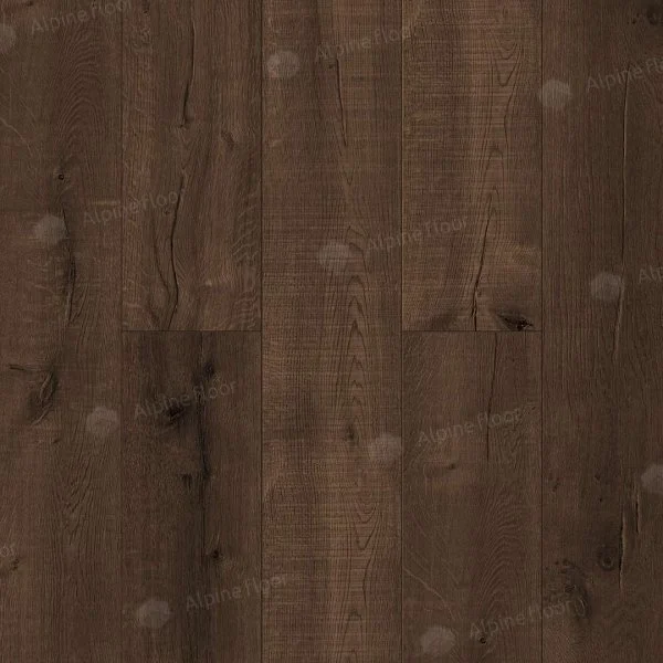 Каменно-полимерная плитка Alpine Floor Real Wood Дуб Мокка ECO 2-2, 6 мм 43 класс в Магнитогорске