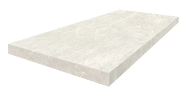 Керамогранит Coliseum Да Винчи Уайт Ступень угловая левая (Натуральный, 33х60) в Магнитогорске