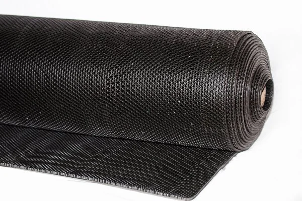 Грязезащитное рулонное покрытие ЗигЗаг Черный 5 мм (0,9 м) Китай в Магнитогорске