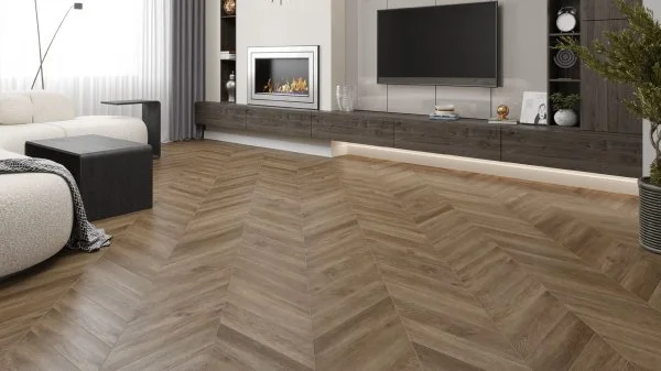 Кварц-виниловая плитка Alpine Floor Chevron Макадамия ECO 20-5 (2,5 мм. 43 класс) в Магнитогорске