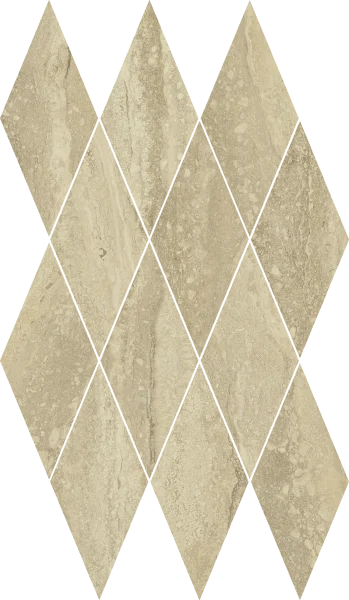 Керамогранит Italon Шарм Эдванс Травертино 28х48 мозаика Даймонд (Люкс) в Магнитогорске