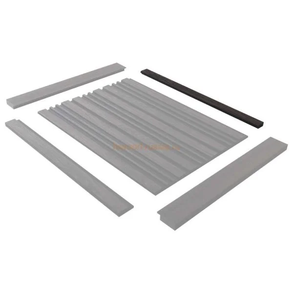 Финишный молдинг LF124B BR395K левый декорированный (31х12х2700мм) в Магнитогорске