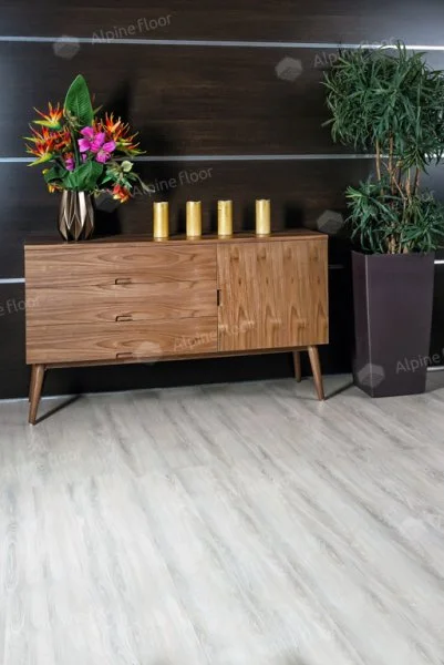 Кварц-виниловая плитка Alpine Floor Easy Line Дуб Снежный ЕСО 3-14 3 мм. 43 класс в Магнитогорске