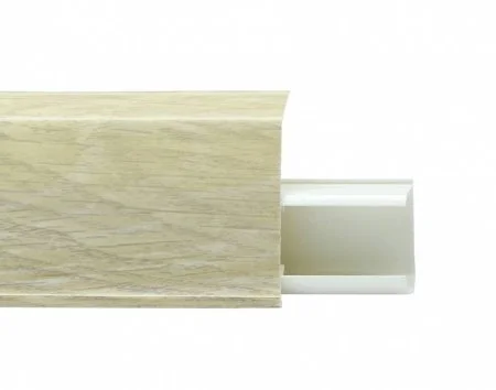 Пластиковый плинтус Royce №508 Серый Опем (55х23х2200мм) в Магнитогорске