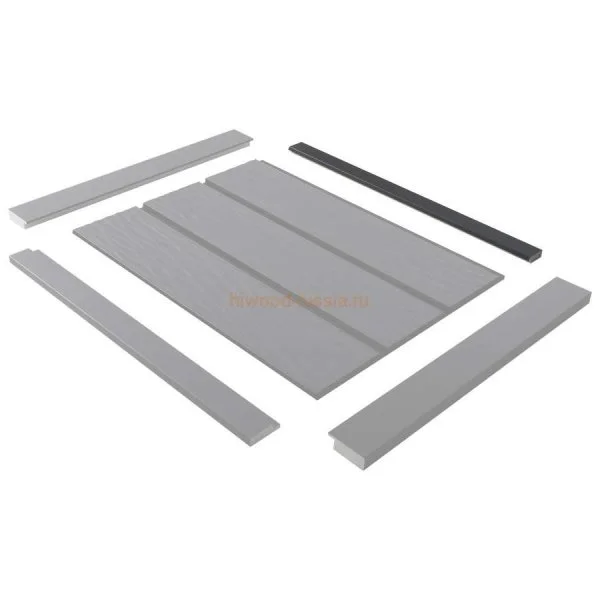 Финишный молдинг LF124B GR15K левый декорированный (31х12х2700мм) в Магнитогорске