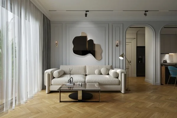 Паркетная доска Quartz Parquet Штучный паркет Вяз Кенигсберг 44-550-62 в Магнитогорске