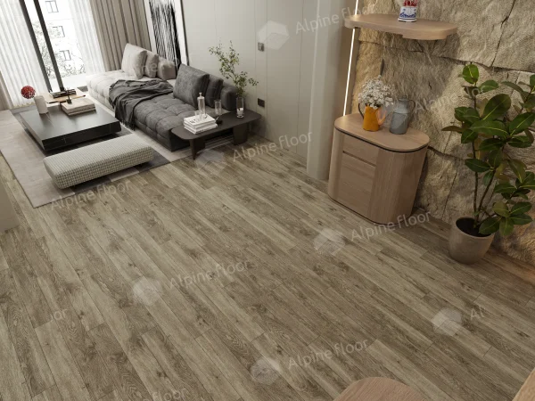 Каменно-полимерная плитка Alpine Floor Grand Sequoia Village Венге Грей ECO 11-807 4мм, 43 класс в Магнитогорске
