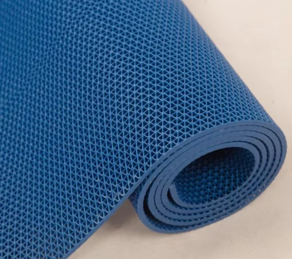 Грязезащитное рулонное покрытие ЗигЗаг Синий 4,5 мм (1,2 м) Китай в Магнитогорске