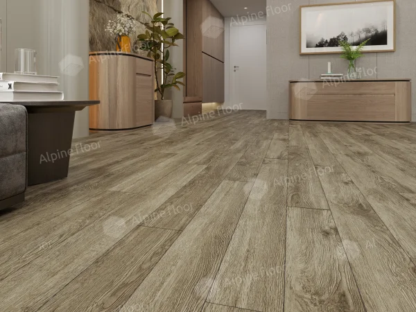 Каменно-полимерная плитка Alpine Floor Grand Sequoia Village Венге Грей ECO 11-807 4мм, 43 класс в Магнитогорске