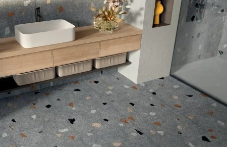 Керамогранит Coliseum Палладио Блэк 60х120 (Натуральный и Реттифицированный) в Магнитогорске