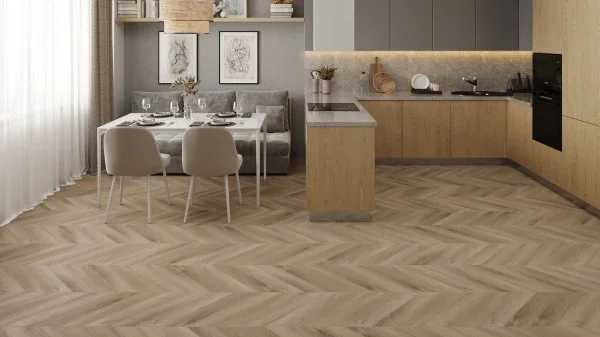 Кварц-виниловая плитка Alpine Floor Chevron Дуб Синистра ECO 20-6 (2,5 мм. 43 класс) в Магнитогорске