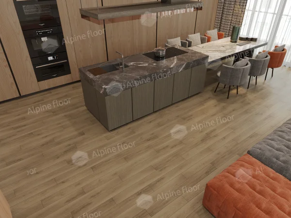 Каменно-полимерная плитка Alpine Floor Grand Sequoia Village Вайпуа ECO 11-1907 4мм, 43 класс в Магнитогорске