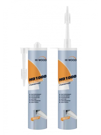 Монтажно-стыковочный клей HiWood HD1000 Белый 280 ml в Магнитогорске