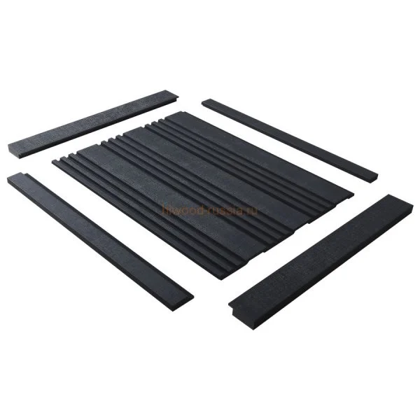 Финишный молдинг LF124B BK114K левый декорированный (31х12х2700мм) в Магнитогорске