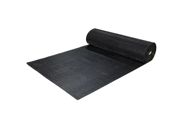 Грязезащитное рулонное покрытие ЗигЗаг Черный 5 мм (0,9 м) Китай в Магнитогорске