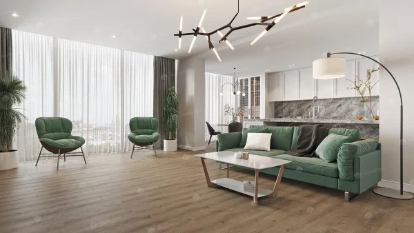 Каменно-полимерная плитка Alpine Floor Solo Ларгетто ECO 14-3, 3,5 мм 34 класс в Магнитогорске