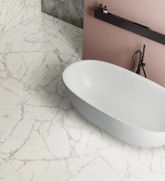 Керамогранит Italon Шарм Делюкс Инвизибл Уайт 60х120 (Паттинированная и реттифицированная) в Магнитогорске