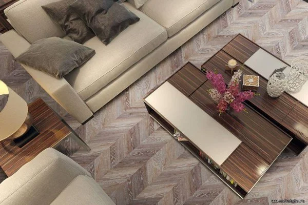 Пробковое покрытие CorkStyle Chevron Brown (1235*305*6 мм) HC в Магнитогорске