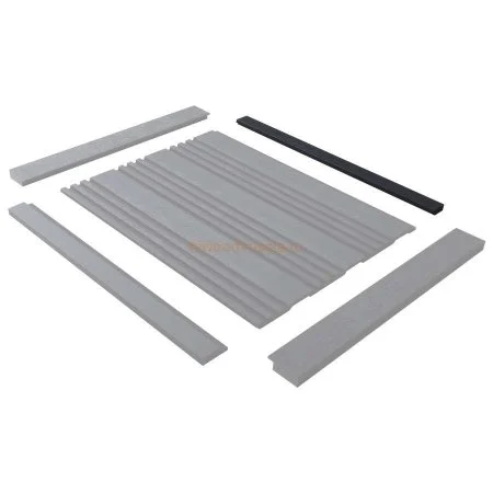 Финишный молдинг LF124B BK114K левый декорированный (31х12х2700мм) в Магнитогорске