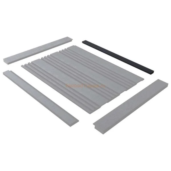 Финишный молдинг LF124B BK114K левый декорированный (31х12х2700мм) в Магнитогорске