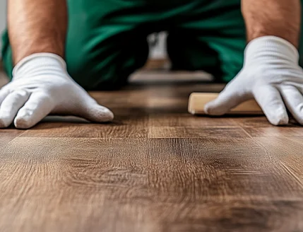 укладка напольных покрытий