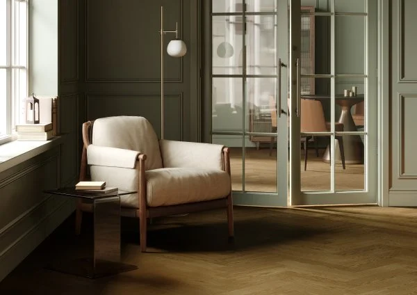 Паркетная доска Quartz Parquet Штучный паркет Дуб Кедровый Латте 44-1258-59 в Магнитогорске