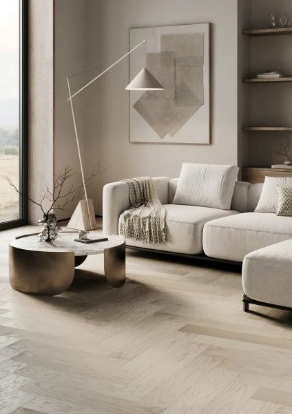 Паркетная доска Quartz Parquet Английская Ёлка Дуб Песочный 33-408 в Магнитогорске