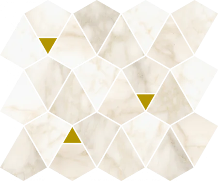 Керамогранит Italon Этернум Каррара Мозаика Вертекс 25.8х30 (Натуральная) в Магнитогорске