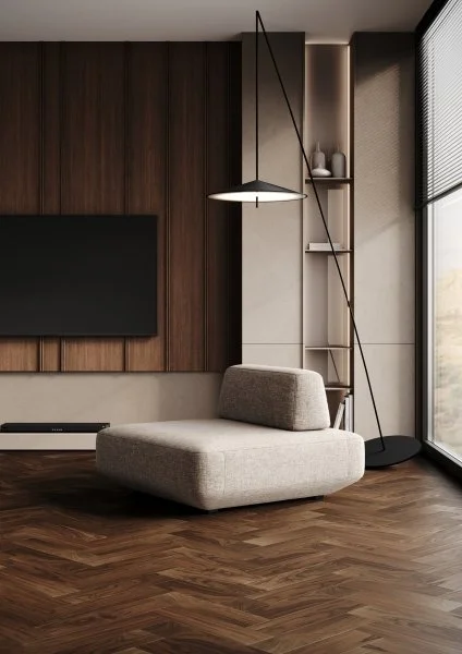 Паркетная доска Quartz Parquet Штучный паркет Орех Американский 44-400-29 в Магнитогорске