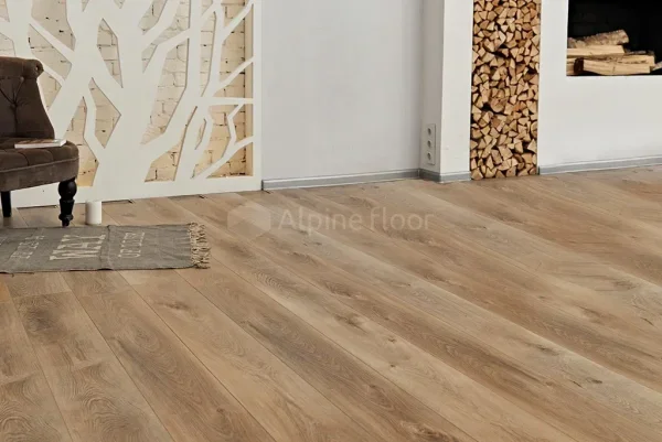 Кварц-виниловая плитка Alpine Floor Premium XL Дуб Природный Изысканный ЕСО 7-6, 8 мм. 43 класс в Магнитогорске