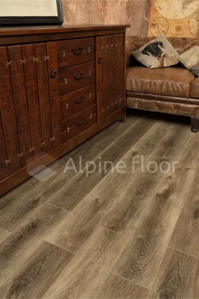 Кварц-виниловая плитка Alpine Floor Premium XL Дуб Коричневый ЕСО 7-9, 8 мм. 43 класс в Магнитогорске