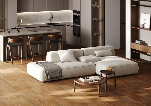 Паркетная доска Quartz Parquet Классик 5 мм Дуссия Африканская 550-63 в Магнитогорске